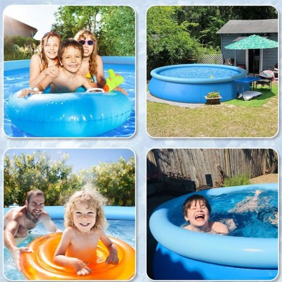 Round Inflatable Pool Thick PVC Foldable Home Swimming Pool