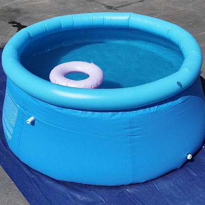 Round Inflatable Pool Thick PVC Foldable Home Swimming Pool