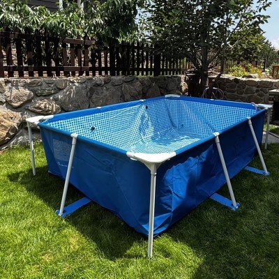INTEX Frame Pool Above Ground Swimming Pool for Backyard Kids & Adults