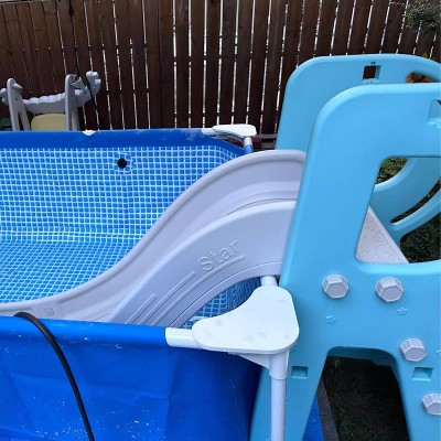 INTEX Frame Pool Above Ground Swimming Pool for Backyard Kids & Adults