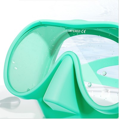 Snorkeling Gear with Food-Grade Silicone Mask & Anti-Choke Snorkel