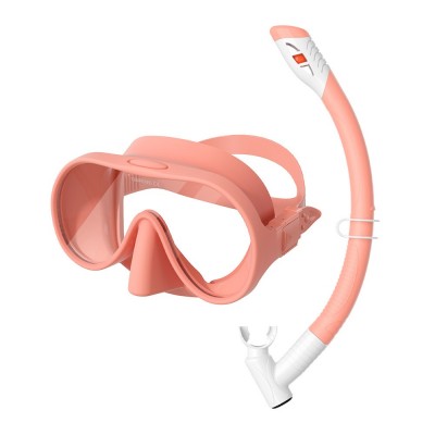 Snorkeling Gear with Food-Grade Silicone Mask & Anti-Choke Snorkel