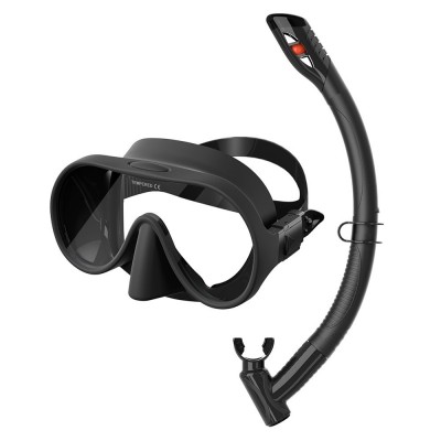 Snorkeling Gear with Food-Grade Silicone Mask & Anti-Choke Snorkel