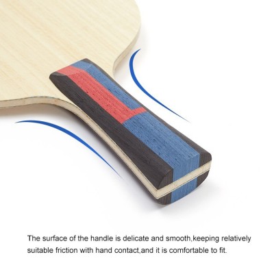 Professional 7-Layer Ping Pong Paddle Baseboard Long/Short Handle Straight/Horizontal Grip