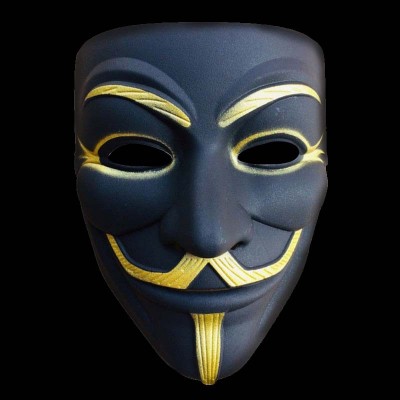 V for Vendetta Mask Full Face Anonymous Mask for Halloween Cosplay
