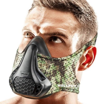Adjustable Resistance Sports Mask, 24 Level Fitness Training Mask for Gym & Outdoor