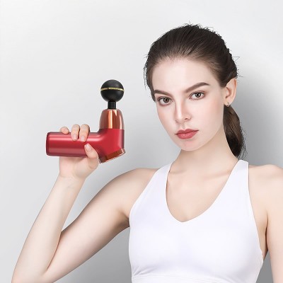 Portable Deep Tissue Massage Gun, 20 Levels Cordless Muscle Massager for Athletes