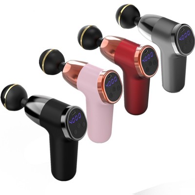 Portable Deep Tissue Massage Gun, 20 Levels Cordless Muscle Massager for Athletes