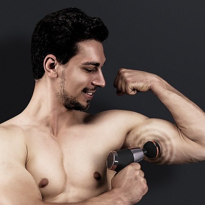 Portable Deep Tissue Massage Gun, 20 Levels Cordless Muscle Massager for Athletes