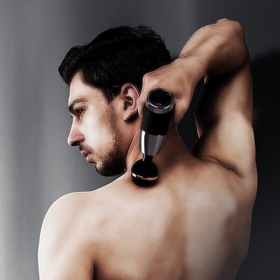 Portable Deep Tissue Massage Gun, 20 Levels Cordless Muscle Massager for Athletes