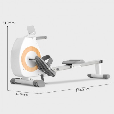 Foldable Magnetic Rowing Machine 8-Level Resistance Home Gym Rower