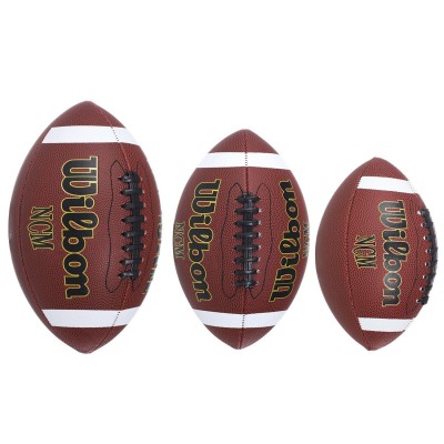 Brown Stitched American Football for Training & Competition