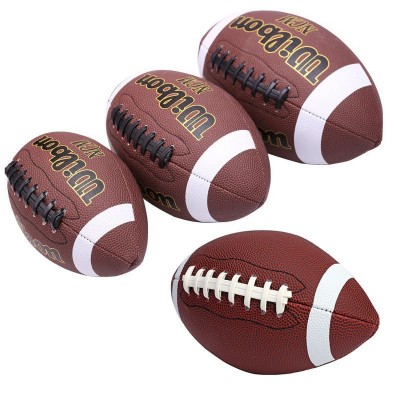 Brown Stitched American Football for Training & Competition