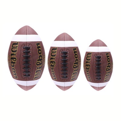 Brown Stitched American Football for Training & Competition
